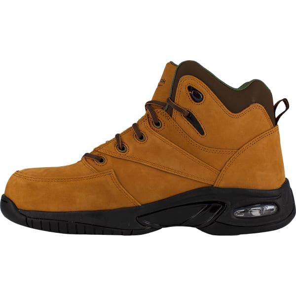 REEBOK WORK Men's Tyak Composite Toe Classic Performance Athletic Hi Top Hiker, Golden Tan