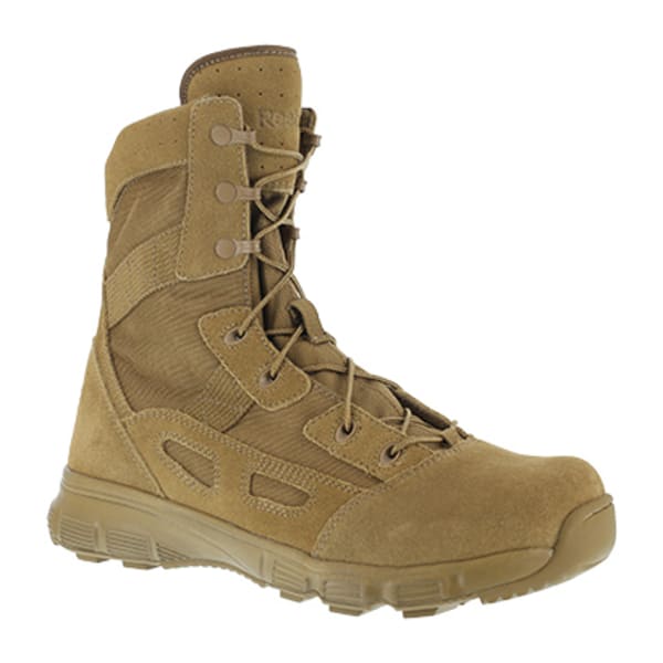 REEBOK WORK Men's Hyper Velocity Soft Toe 8" UltraLite Performance Boot, Coyote