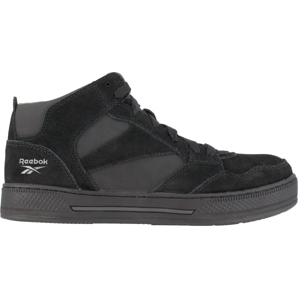 REEBOK WORK Women's Dayod Composite Toe Lightweight Skateboard Hi Top Sneaker, Black