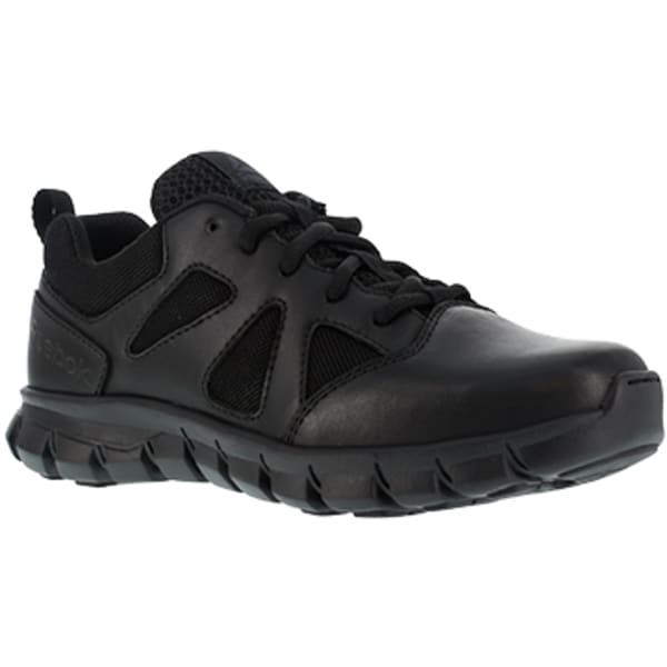 REEBOK WORK Women's Sublite Cushion Tactical Soft Toe Tactical Oxford Sneakers, Black