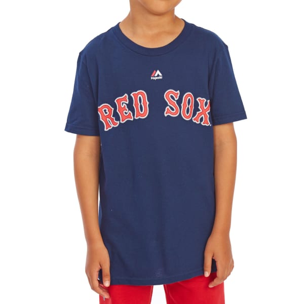 BOSTON RED SOX Big Boys' Andrew Benintendi #16 Name and Number Short-Sleeve Tee