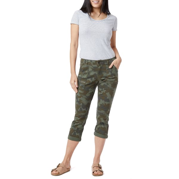 SUPPLIES BY UNIONBAY Women's Norma Camo Crop Pants