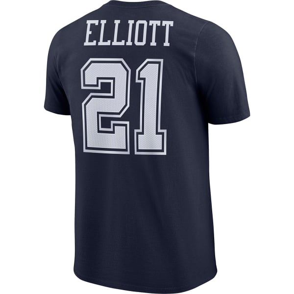 DALLAS COWBOYS Men's Nike Elliott #21 Name and Number Tee