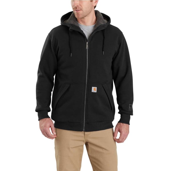 CARHARTT Men's Rain Defender Rockland Sherpa-Lined Full-Zip Hoodie