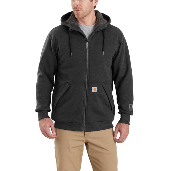 CARHARTT Men's Rain Defender Rockland Sherpa-Lined Full-Zip Hoodie