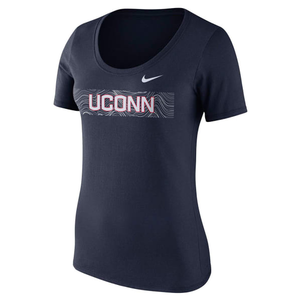 NIKE Women's UConn Sideline Scoop Neck Short-Sleeve Tee