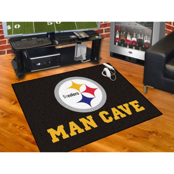 FANMATS NFL Pittsburgh Steelers Man Cave All Star Mat