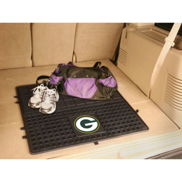 FAN MATS Green Bay Packers Heavy Duty Vinyl Cargo Mat, Black