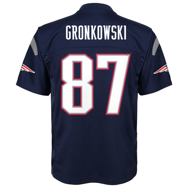 NEW ENGLAND PATRIOTS Big Boys' Rob Gronkowski Mid Tier Short-Sleeve Jersey