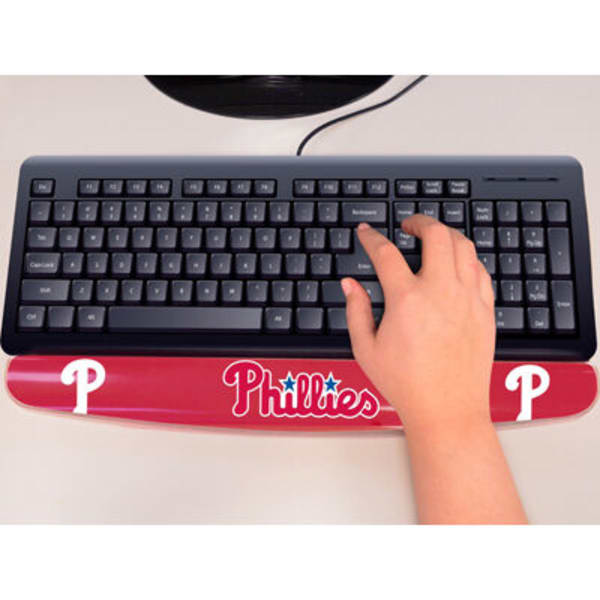 FAN MATS Philadelphia Phillies Gel Wrist Rest, Red/White