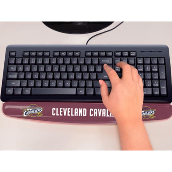 FAN MATS Cleveland Cavaliers Gel Wrist Rest, Red/White