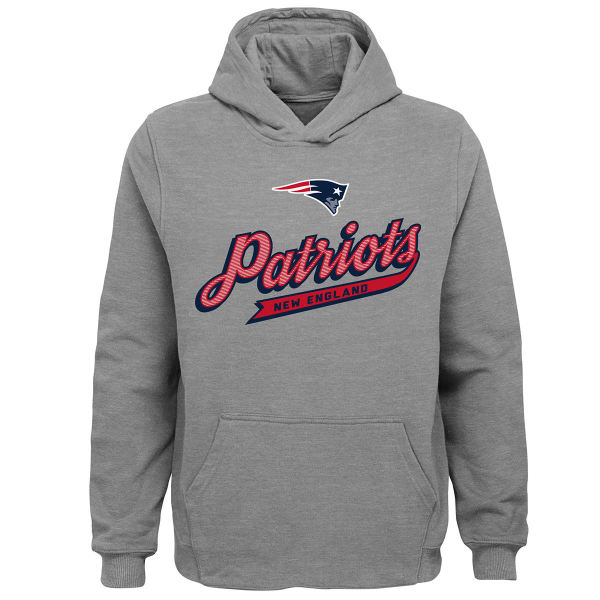 NEW ENGLAND PATRIOTS Big Boys' Pioneer Pullover Hoodie