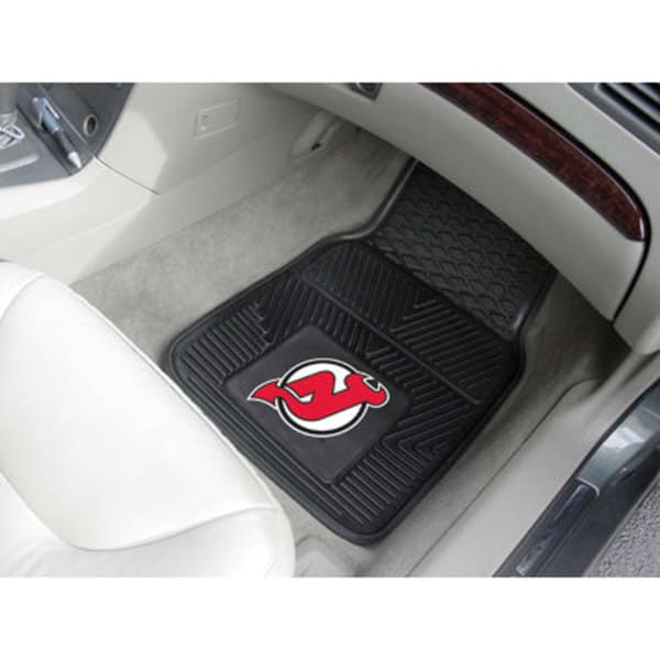 FAN MATS New Jersey Devils 2-Piece Vinyl Car Mat Set, Black