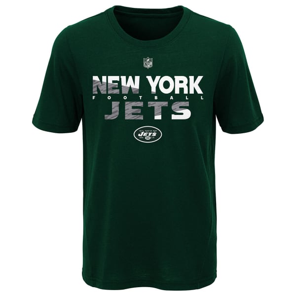 NEW YORK JETS Big Boys' Flux Dual Blend Short-Sleeve Tee