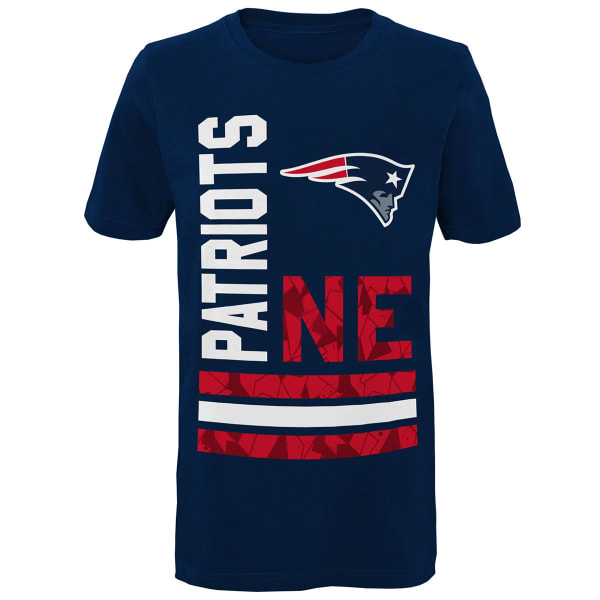 NEW ENGLAND PATRIOTS Big Boys' Shattered Short-Sleeve Tee