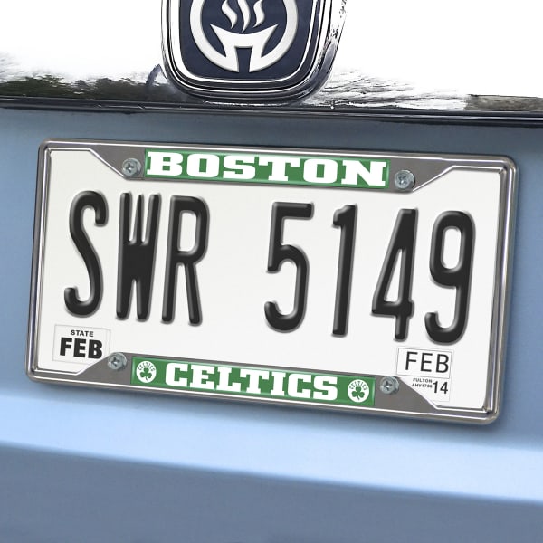 FAN MATS Boston Celtics License Plate Frame