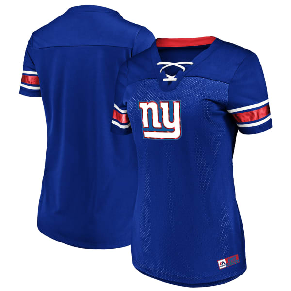 NEW YORK GIANTS Women's Draft Me Jersey Short-Sleeve Top