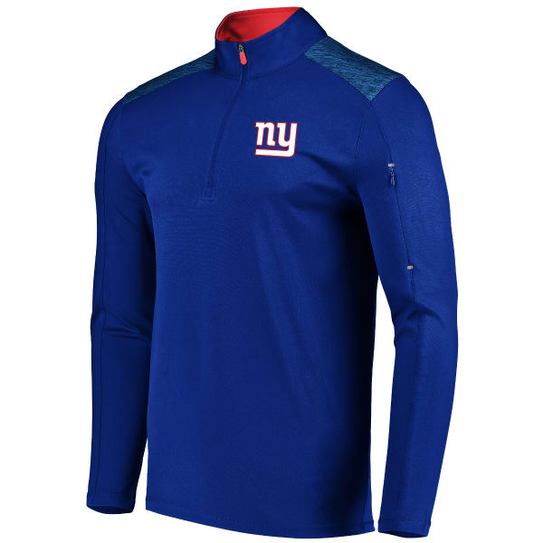 NEW YORK GIANTS Men's Ultra Streak Half Zip Pullover