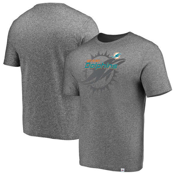 MIAMI DOLPHINS Men's Static Fade Short-Sleeve Tee