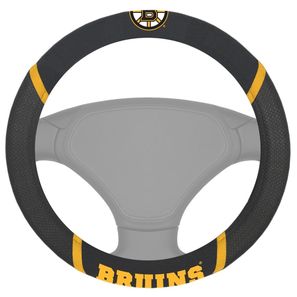 BOSTON BRUINS Fanmats NHL Steering Wheel Cover