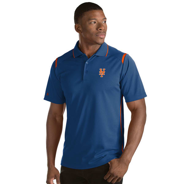 NEW YORK METS Men's Merit Short-Sleeve Polo Shirt