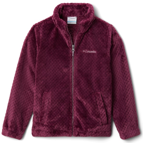 COLUMBIA Big Girls' Fluffy Fleece Full-Zip Jacket