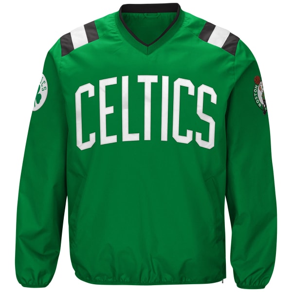 BOSTON CELTICS Men's High Jump V-Neck Pullover Jacket