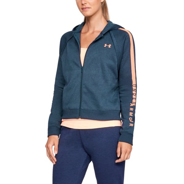 UNDER ARMOUR Women's UA Rival Fleece Full-Zip Hoodie