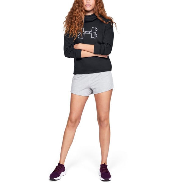 UNDER ARMOUR Women's UA Cotton Big Logo Pullover Hoodie