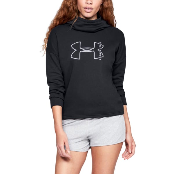 UNDER ARMOUR Women's UA Cotton Big Logo Pullover Hoodie