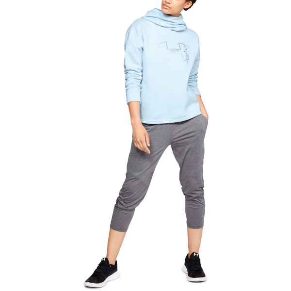 UNDER ARMOUR Women's UA Cotton Big Logo Pullover Hoodie