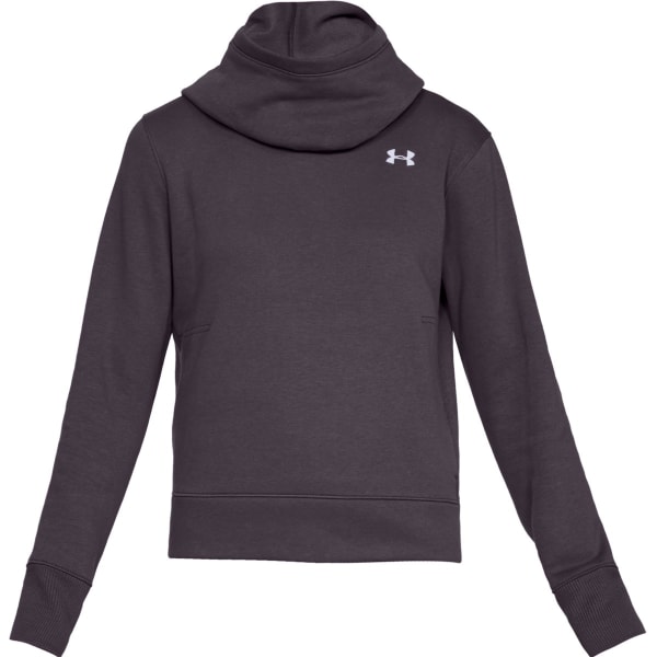 UNDER ARMOUR Women's UA Cotton Fleece Logo Pullover Hoodie