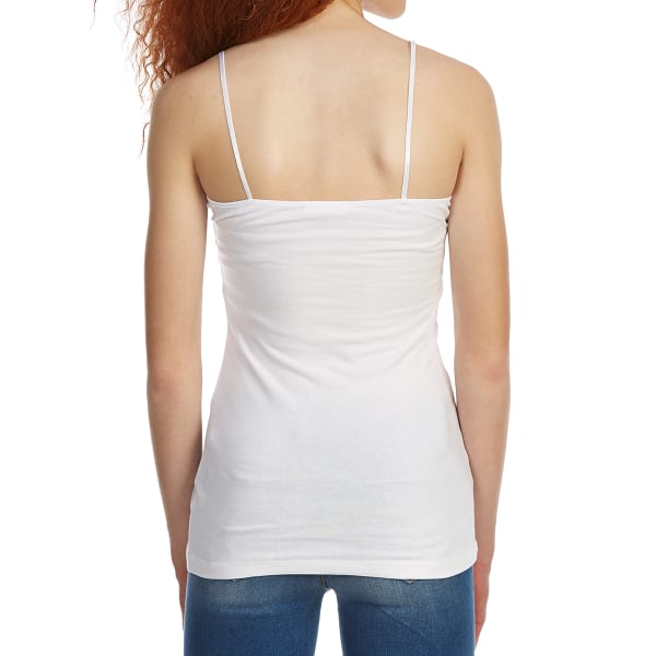 ZENANA Juniors' Basic Long Line Cami Tank Top