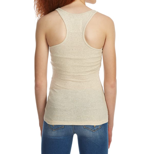 ZENANA Juniors' 2x2 Ribbed Racerback Tank Top