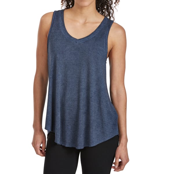 POOF Juniors' V-Neck High-Low Hem Tank Top