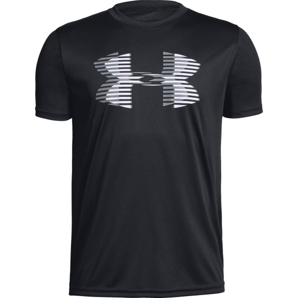 UNDER ARMOUR Big Boys' UA Tech Big Logo Solid Short-Sleeve Tee