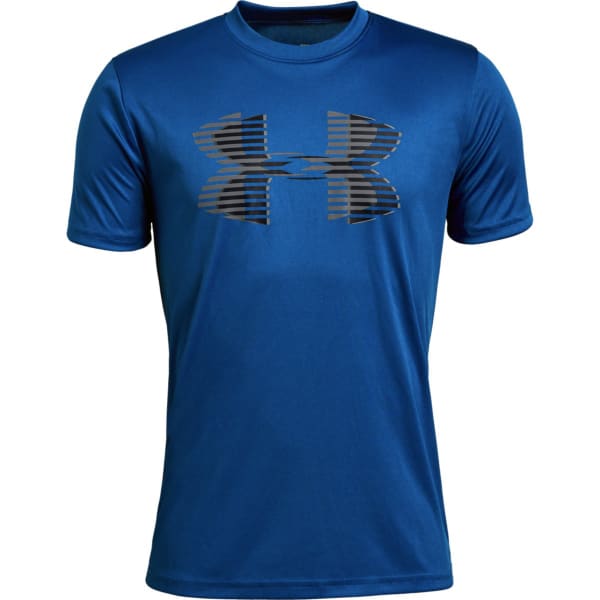 UNDER ARMOUR Big Boys' UA Tech Big Logo Solid Short-Sleeve Tee