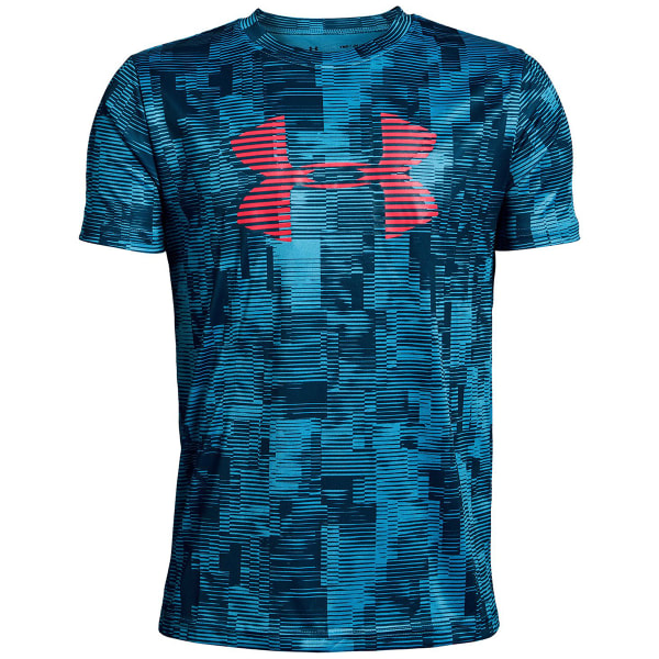 UNDER ARMOUR Big Boys' UA Tech Big Logo Printed Short-Sleeve Tee