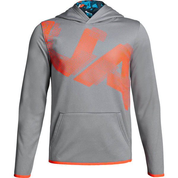 UNDER ARMOUR Big Boys' Armour Fleece Highlight Printed Pullover Hoodie