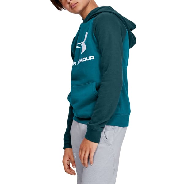 UNDER ARMOUR Big Boys' UA Rival Logo Pullover Hoodie