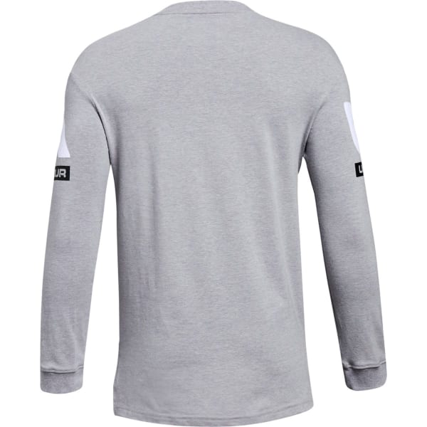 UNDER ARMOUR Big Boys' UA Sportstyle Crew Long-Sleeve Shirt