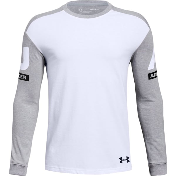 UNDER ARMOUR Big Boys' UA Sportstyle Crew Long-Sleeve Shirt