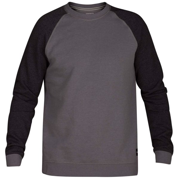 HURLEY Guys' Crone Crew Long-Sleeve Fleece Pullover