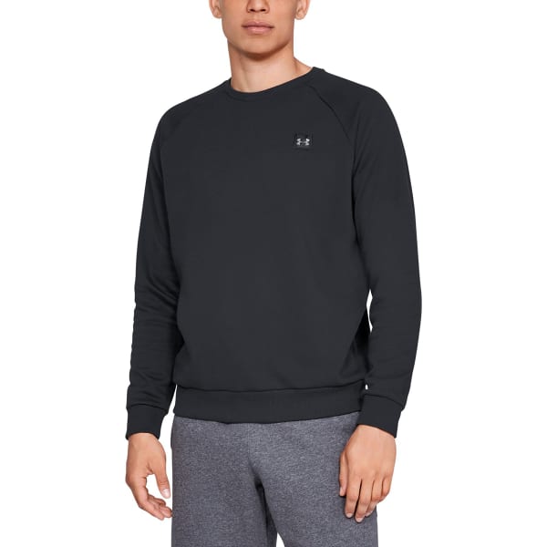 UNDER ARMOUR Men's Rival Fleece Long-Sleeve Crew