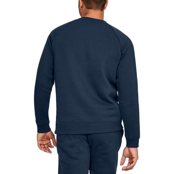 UNDER ARMOUR Men's Rival Fleece Long-Sleeve Crew