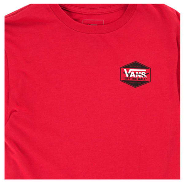 VANS Big Boys' Complete Lockup Short-Sleeve Tee