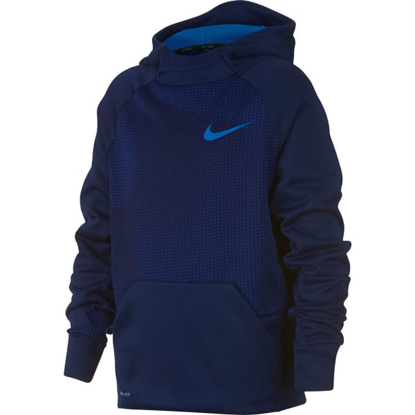 NIKE Big Boys' Therma AOP Leg-A-See Pullover Hoodie