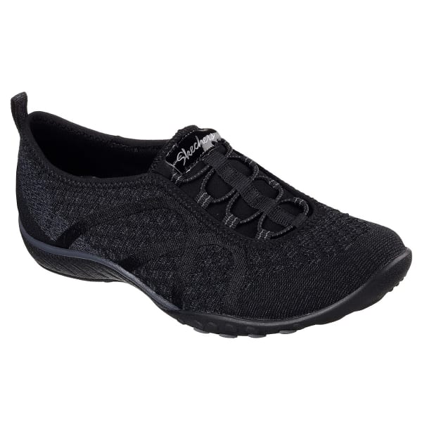 SKECHERS Women's Relaxed Fit: Breathe Easy - Fortune-Knit Casual Slip-On Shoes