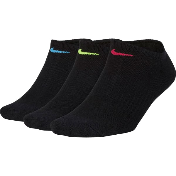 NIKE Women's Everyday No Show Socks, 3-Pack