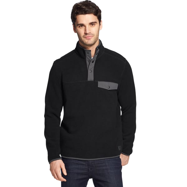 G.H. BASS & CO. Men's Arctic Fleece Snap Placket Pullover